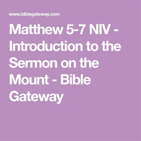 bible gateway matthew 5